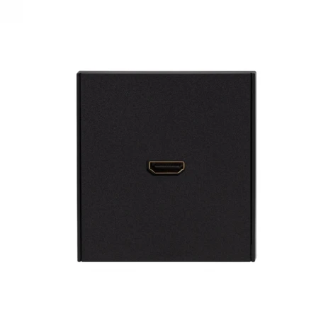 Розетка HDMI с/у антрацит Kranz Strong KR-78-0730-5