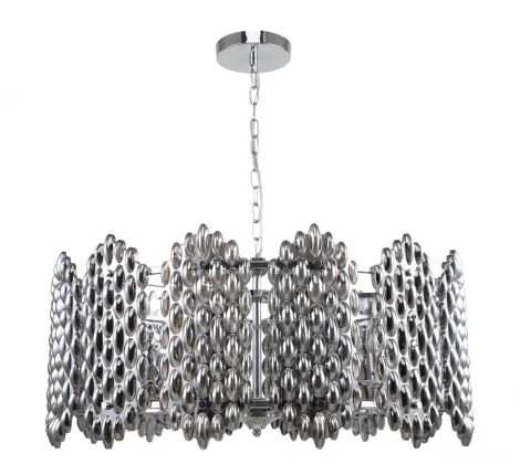 Подвесная люстра Stilfort Glazgo 1007/09/08P (220V, хрусталь, на цепи, круглые)