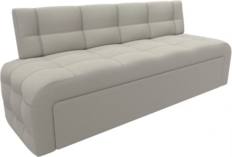 Диван кухонный прямой Люксор (Бежевый/Рогожка) Лига Диванов арт.123861