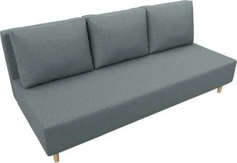 Диван прямой Лига-033 (Серый/Рогожка) Лига Диванов арт.124197