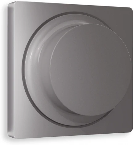 Лицевая панель Ambrella Volt ALFA (Сталь матовый) для светорегулятора универсального QUANT AP5055