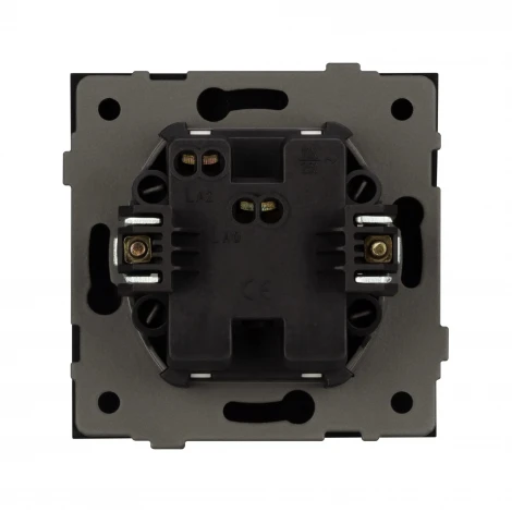 Механизм выключателя одноклавишный непроходной SWT-TENDO-MK01-PL-BK (230V, 10A) (Arlight) 054035