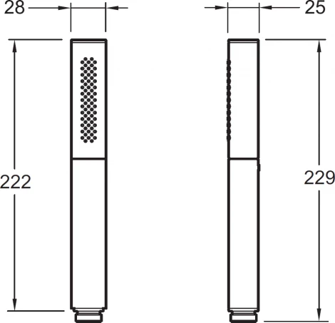 Душевая лейка Jacob Delafon Shift Ellipse E10257-CP