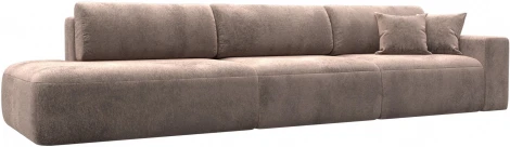 Диван прямой Лига-036 НПБ Модерн Лонг подлокотник справа Лига Диванов (Велюр) арт.127695