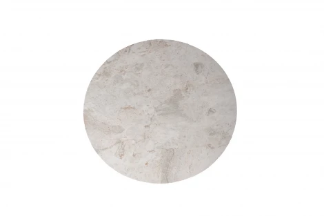 57EL-10082 Стол журнальный натур.белый мрамор Cass White d 105*37см Garda Decor