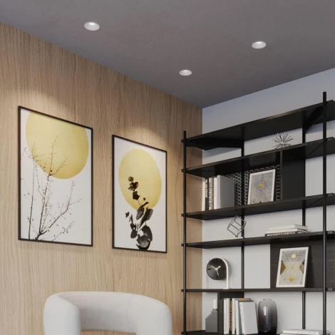 Встраиваемый светильник светодиодный Novotech Nova 359851 белый с переключателем цв. температуры  LED 12W 220V 2700К\3200К\4000К