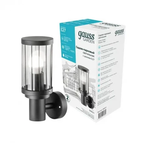 Уличный настенный светильник Gauss GD021 (220V, IP54)