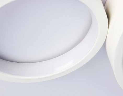 Настенно-потолочный светодиодный светильник с пультом Ambrella Comfort FL4812 (регулировка яркости, 220V, кольцо)