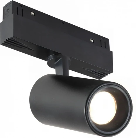 Трековый магнитный светильник 48V iLedex Vision48/22 4822-011-D65-18W-38DG-3000K-BK (круглые)