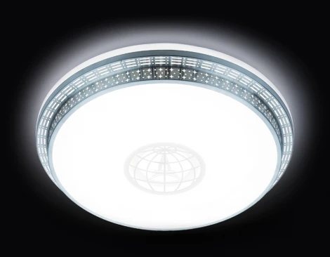 Потолочный светильник Ambrella Orbital Design F128 WH SL 72W D500