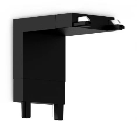 Коннектор угловой внутренний для накладного шинопровода Magnetic Ultra Slim Ambrella Track System GV1104