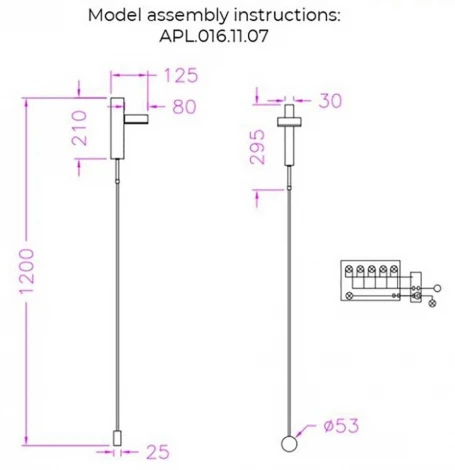 Бра Aployt Aga APL.016.11.07