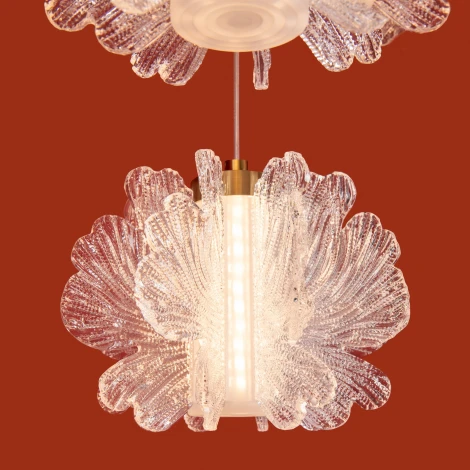 Подвесной светильник светодиодный каскадный Freya Flower FR5579PL-L40BS