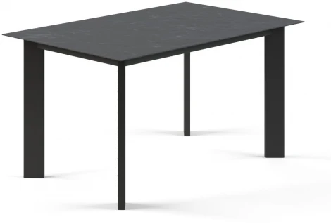 Стол раскладной Track (160+50), керамика черная Top Concept 17996