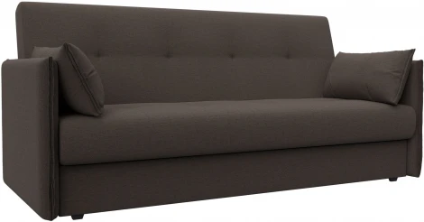 Диван-книжка Лига-018 (Коричневый/Рогожка) Лига Диванов арт.124985