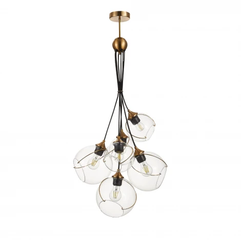 Подвесной светильник Evoluce Satturo SLE103103-06 (220V, на проводе, шарики)