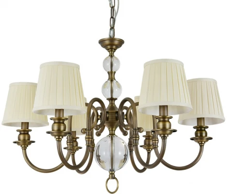 Подвесная люстра Newport 3100 3106/C black brass без абажуров (220V, на цепи)