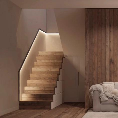 Профиль WALL-2228-2000 ANOD BLACK (Arlight, Алюминий) 050488