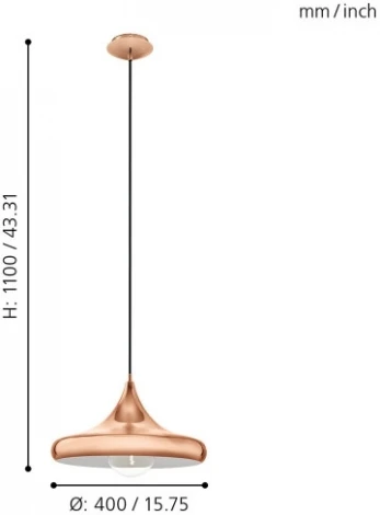 Подвесной светильник Eglo Coretto 2 94742 (220V, на проводе, круглые)
