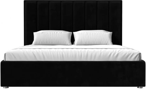 Кровать интерьерная Афродита 180 (Черный/Велюр) Лига Диванов арт.120583
