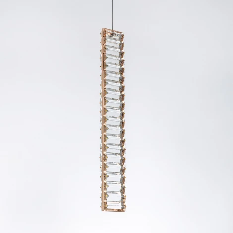 Подвесной светильник светодиодный хрустальный Modelux MODESTYLE MS.88909.1 GD