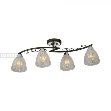 Потолочная люстра IDLamp Nield 232/4PF-Blackchrome