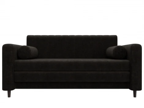 Диван прямой Лига-070 (ЛДСП,Брус,Фанера/Дерево/Велюр/Коричневый) Лига Диванов 129762