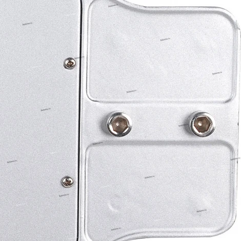 Светильник уличный консольный светодиодный Horoz Arbat, 1 плафон, серебро с прозрачным