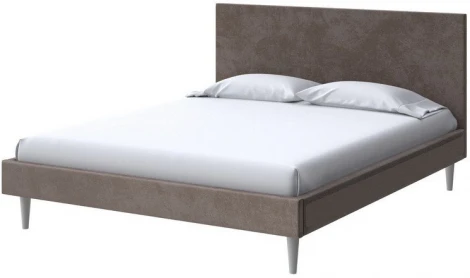 PROxSON Кровать Claro (Ткань: Велюр Casa Кофейный) 160x200