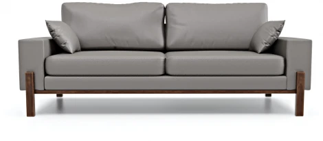 Диван Arsko прямой Хангель экокожа серая