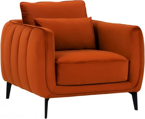 Кресло Amsterdam ОГОГО (арт.342554), (Ткань/Оранжевый)