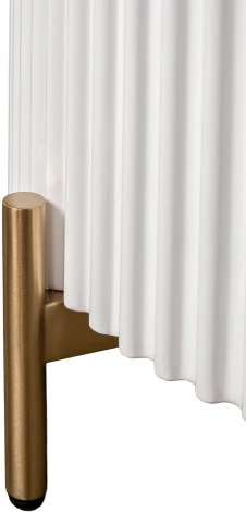 Тумбочка 2 ящика с мраморной столешницей d51*55см Garda Decor арт.77IP-GD009-TUMB/1