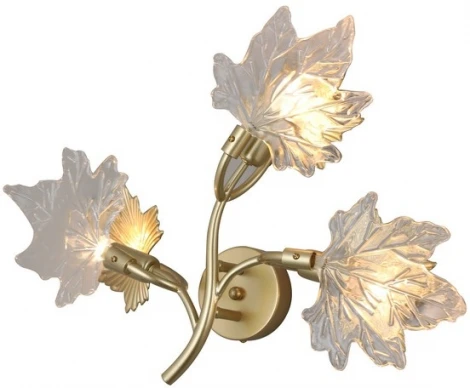 Бра Omnilux Vitereta OML-52701-03 (220V, листья, ветки)