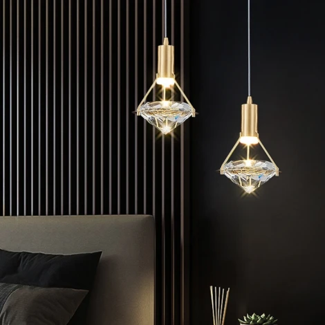 Подвесной светильник Glasgow Brass ImperiumLoft Glasgow01 (186785-23) (LED, 220V, на проводе)