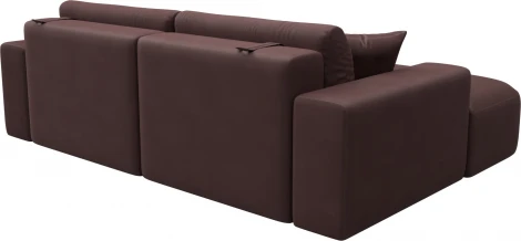 Диван угловой Лига-036 НПБ Классик левый угол Лига Диванов (Замша) арт.127739L