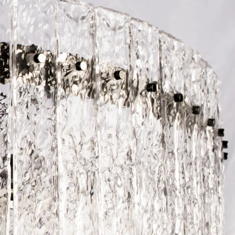 Подвесная люстра Loft It Nevada 10297/800 Pearl black (220V, хрусталь, круглые)