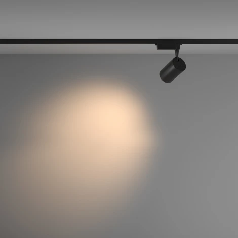 Трековый светильник Vuoro Unity 3000K 15Вт 36° LED (однофазный) Maytoni Technical TR003-1-15W3K-M-B (220V, круглые)