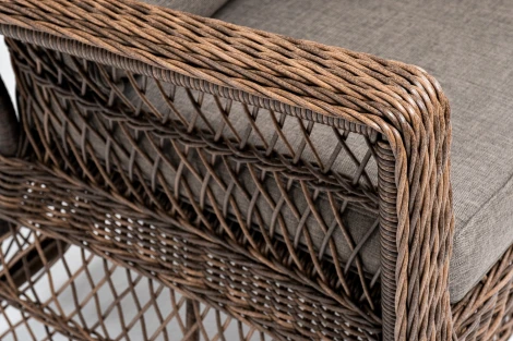 "Гранд Латте" кресло из искусственного ротанга, цвет коричневый 4SIS арт.УТ-00002849