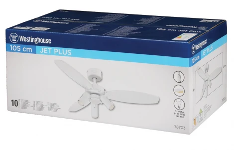 Потолочная люстра Westinghouse Jet Plus White 78703WES