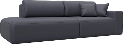 Диван прямой Лига-036 НПБ Модерн подлокотник справа Лига Диванов (Экокожа) арт.127713