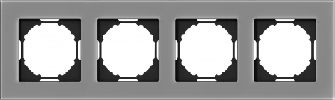 Рамка 4-я, Natural дымчатое стекло Donel A07 DEN214SG