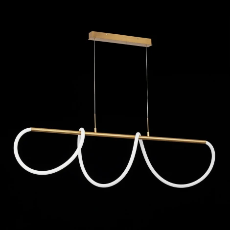 Подвесной светильник с гибким неоном и пультом Citilux Python CL220123 (регулировка яркости, LED, на тросе)