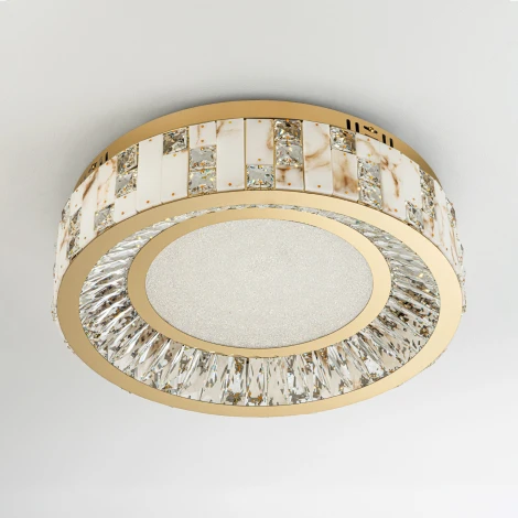 Потолочный светильник светодиодный с пультом с регулировкой цветовой температуры Modelux ML.2400.500 GD