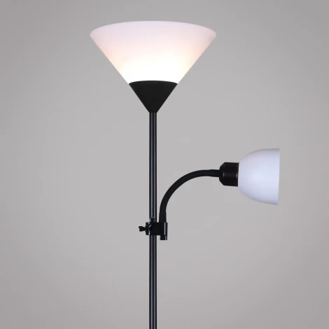 Торшер с выключателем Reluce 00306-0.7-02 BK