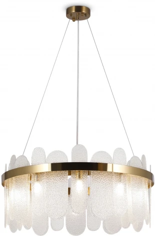 Подвесная люстра Freya Deserto FR5141PL-10BS (220V, на тросе, круглые)