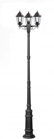 Наземный фонарь IP44 Oasis Light PETERSBURG M 79810MB E7 Bl (220V, фонарь)