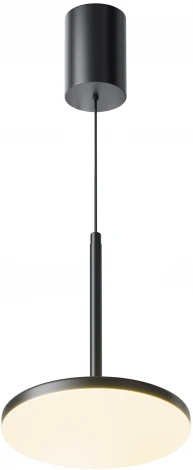 Подвесной светильник Maytoni Plato P076PL-L12W3K-B (LED, 220V, на проводе, круглые)