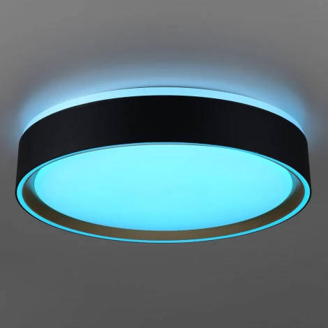 Потолочный светильник RGB круглый светодиодный с пультом Citilux Boss CL751251G (220V, круглые)