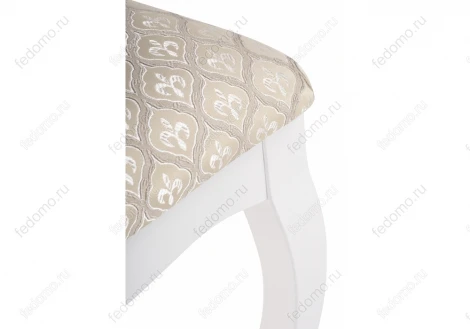 Деревянный стул Woodville Фабиано белый / бежевый 450681