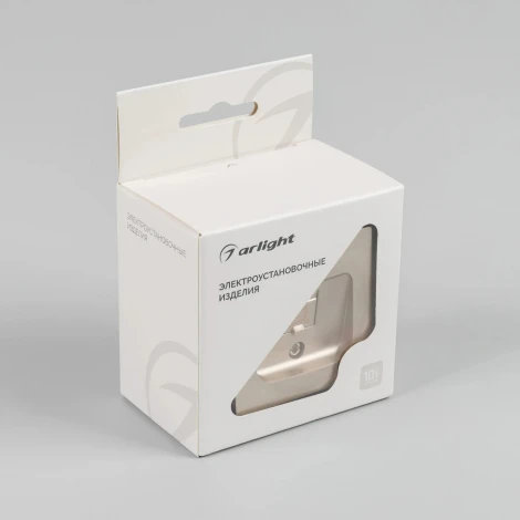 Механизм компьютерной розетки SCT-MPC1-PL-GD-V (RJ-45, CAT6) (Arlight) 049849